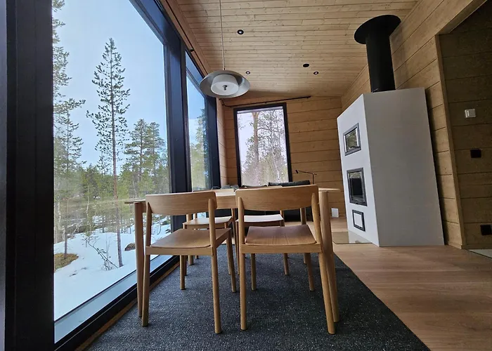 Aurora Welcome Newly Built Riverside 别墅 Sevettijärvi